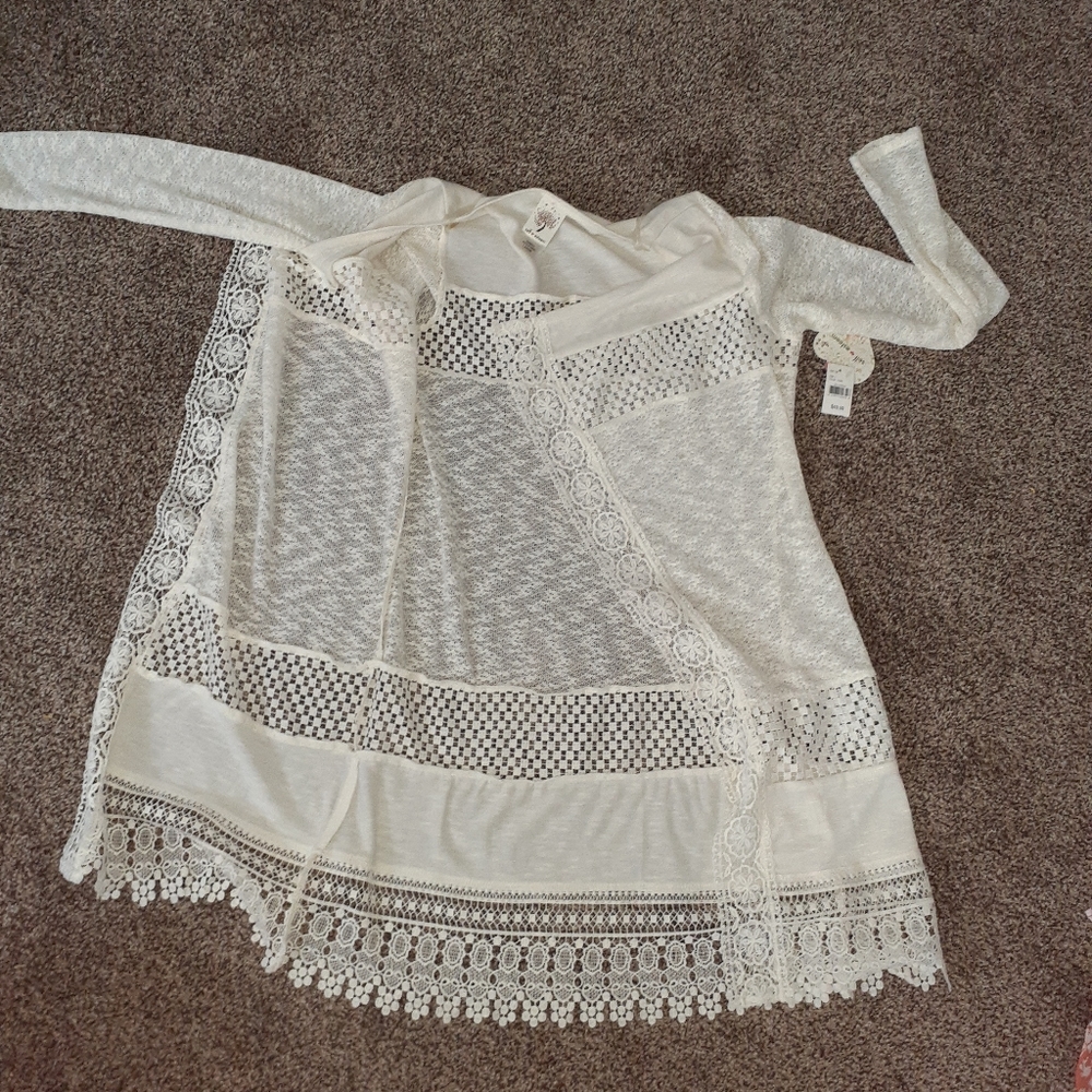 Boho style crocheting sweater